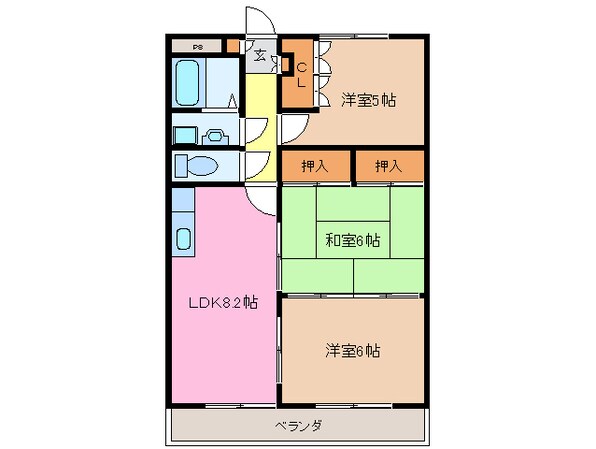 コンフォート悠とぴあの物件間取画像